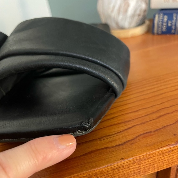 Franco Sarto Caris Black Slide Sandals - Picture 9 of 11